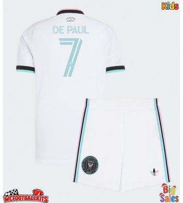 Inter Miami Rodrigo De Paul #7 Replica Third Stadium Kit for Kids 2026-27 Short Sleeve (+ pants)